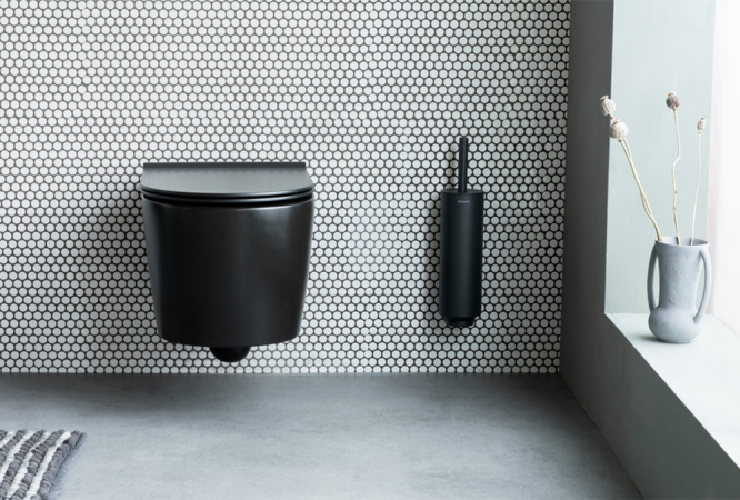 Toiletborstelhouder BRABANTIA 303821 Mineral Infinite Grey