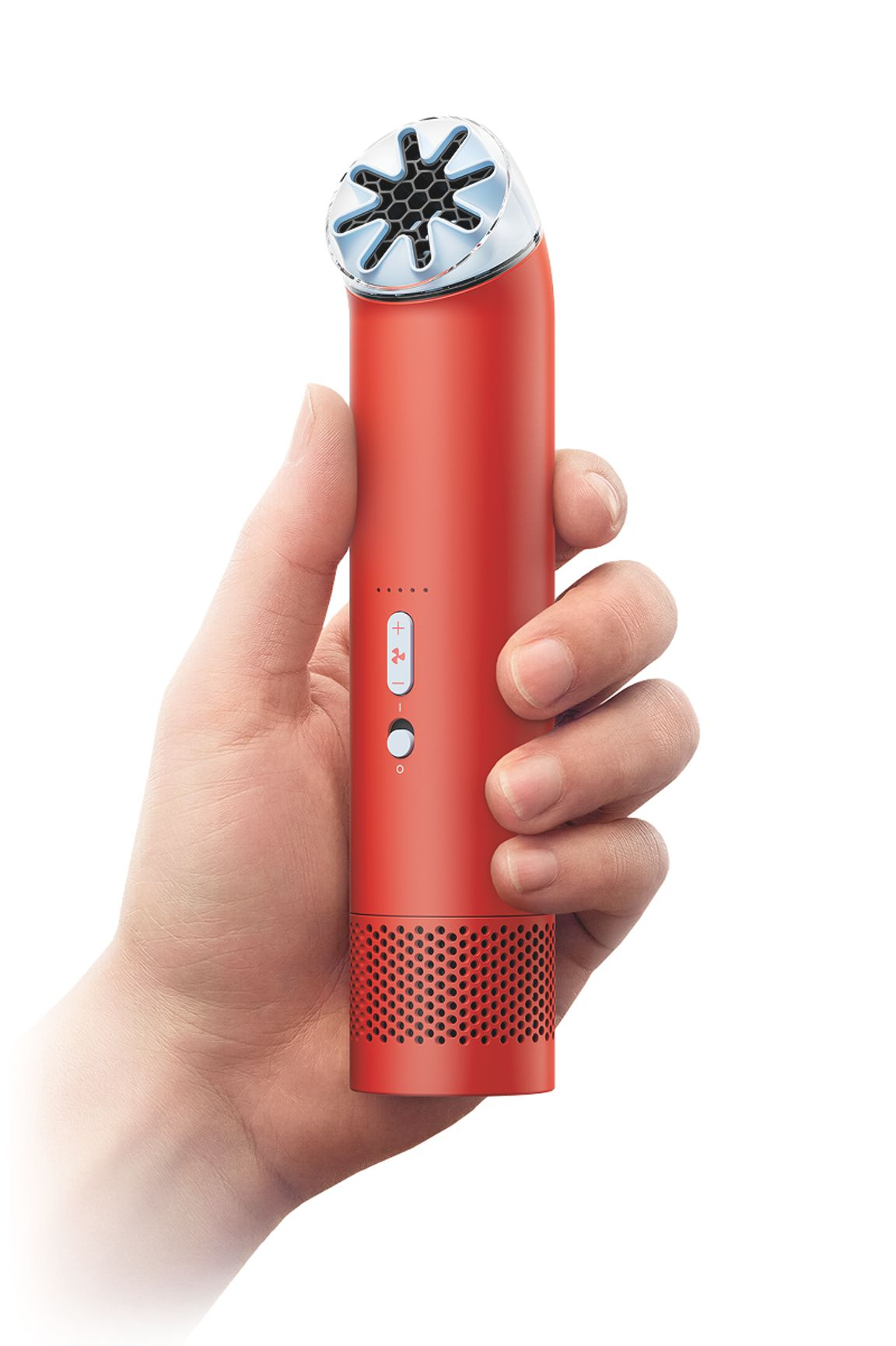 Handventilator DYSON 654845-01 HushJet Mini / Scarlet Red & Pale Blue