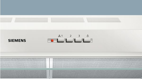 Siemens iQ300 LU93LCC20 hotte Montée au mur Blanc 350 m³/h D