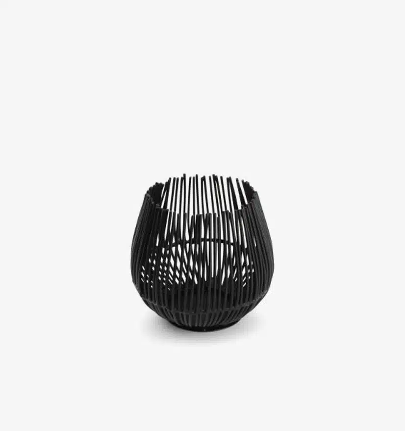 Kaarshouder SPCollection 820180 Twisted Iris 8,5x9cm zwart