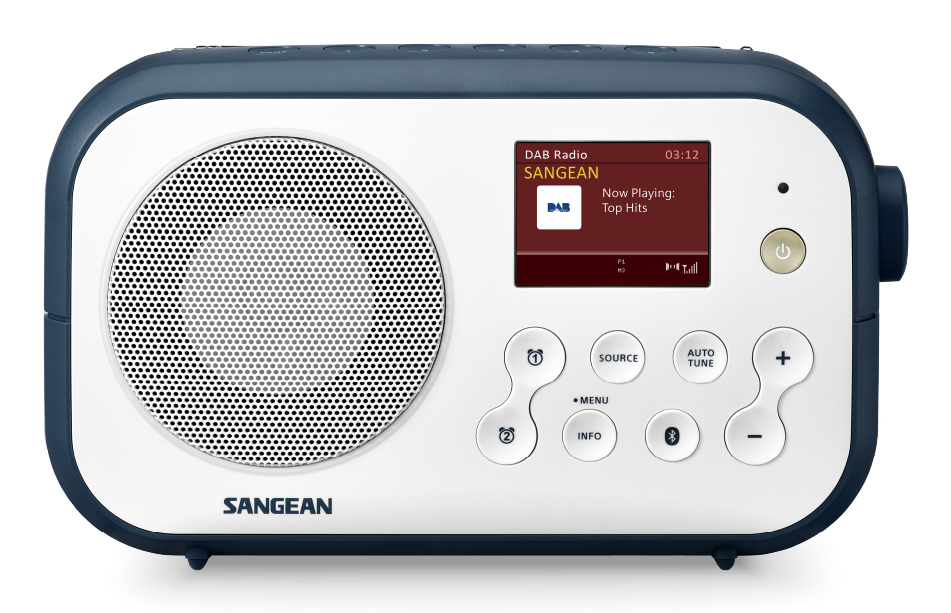 DAB+ radio SANGEAN Traveller 420 white/stone blue