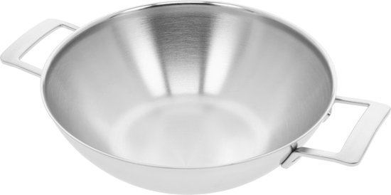 Poêle wok DEMEYERE 48930 2G Industry 5 30cm