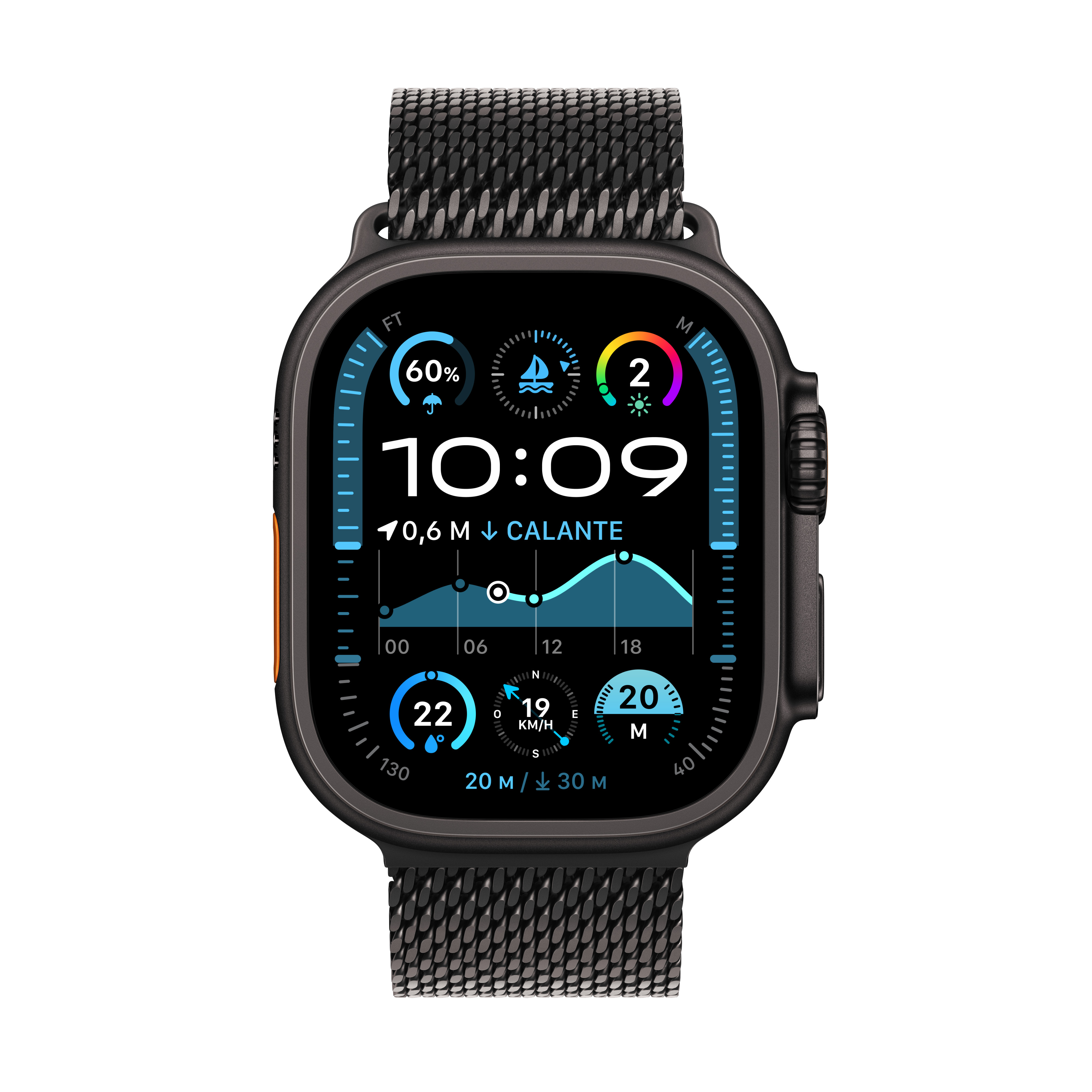 Apple Watch Ultra 2 OLED 49 mm Digitaal 410 x 502 Pixels Touchscreen 4G Zwart GPS