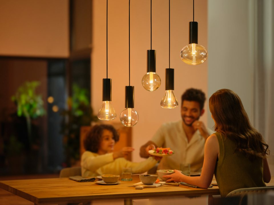 Lamp PHILIPS HUE White Color Ambiance E27 G125