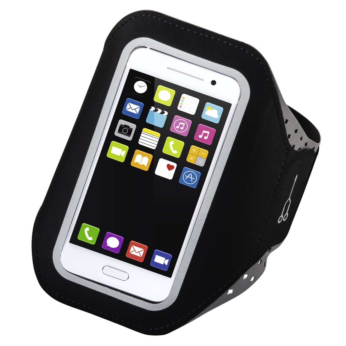 Hama Brassard de sport Running pour smartphones, taille XXL, noir