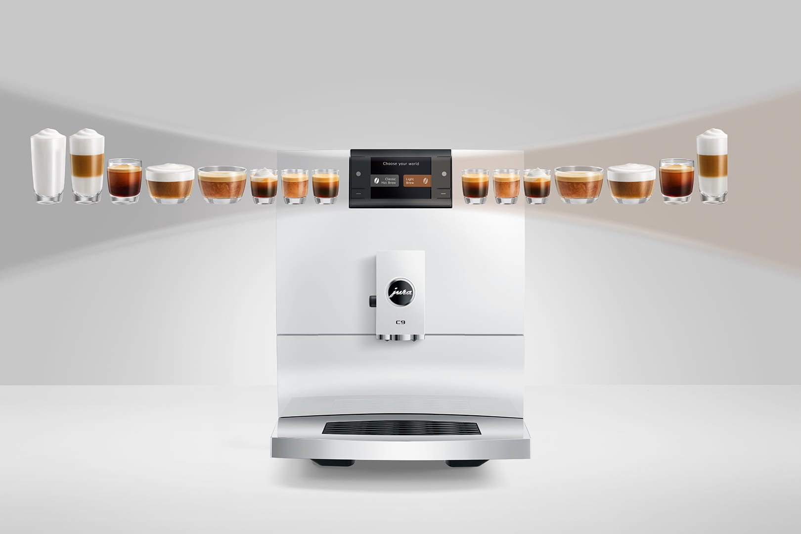 Espresso JURA 15810 C9 / Piano White (EA)