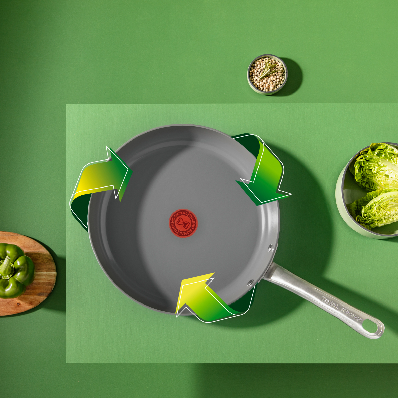 Tefal Renew+ C42404 keramische koekenpan 24 cm - inductie