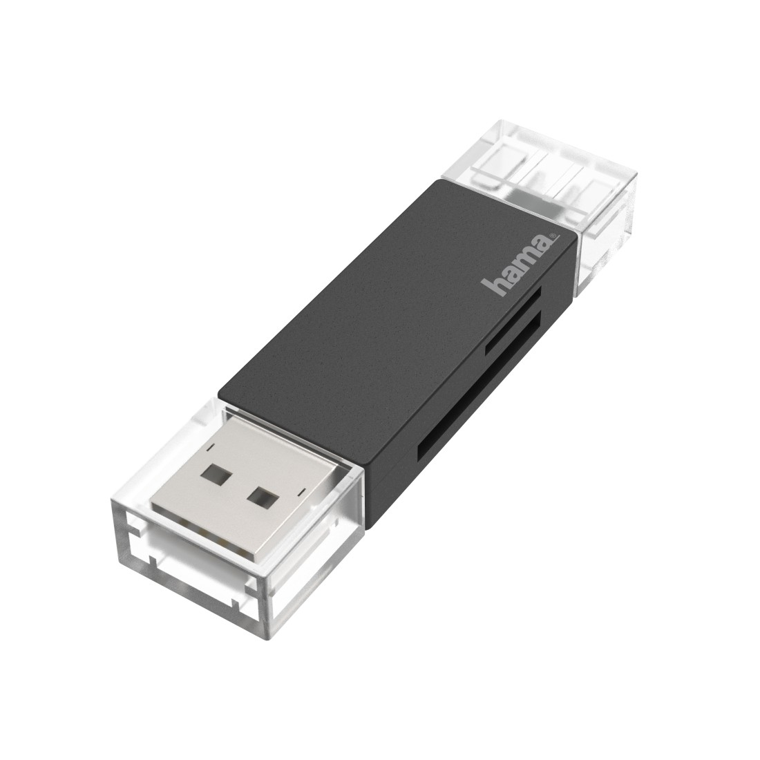 Hama 00200127 lecteur de carte mémoire USB 3.0 Type-A/Type-C