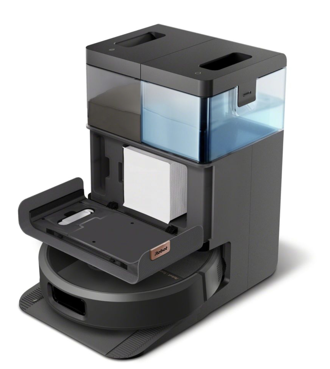 Robotstofzuiger IROBOT 505 Roomba / Combo Plus / Autowash-dock / zwart