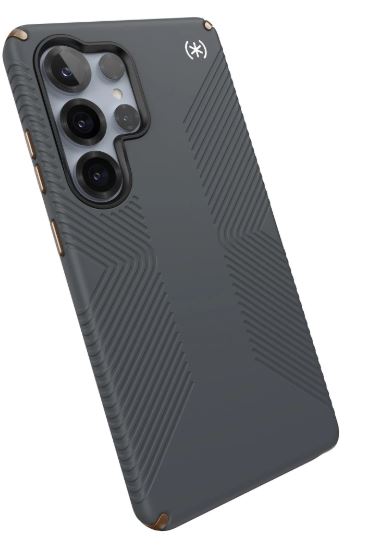 Speck Presidio2 Grip + Magnet Samsung Galaxy S25 Plus Charcoal Grey - with Microban