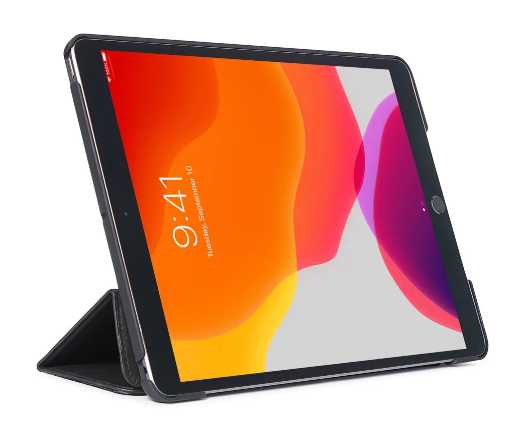 Decoded iPad 10,2", leather slim cover, noir