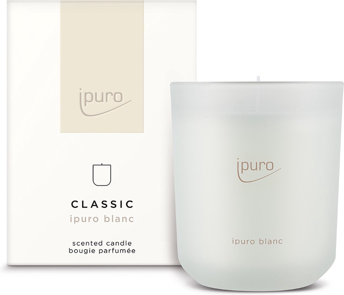 Geurkaars IPURO 26IPU4182 Classic / Blanc / 270gr