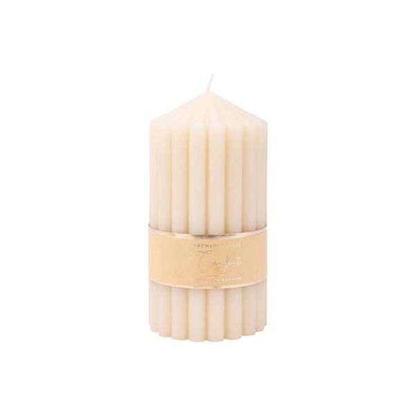 Kaars COSY@HOME 164339 Ribble / beige / 14cm / 60H