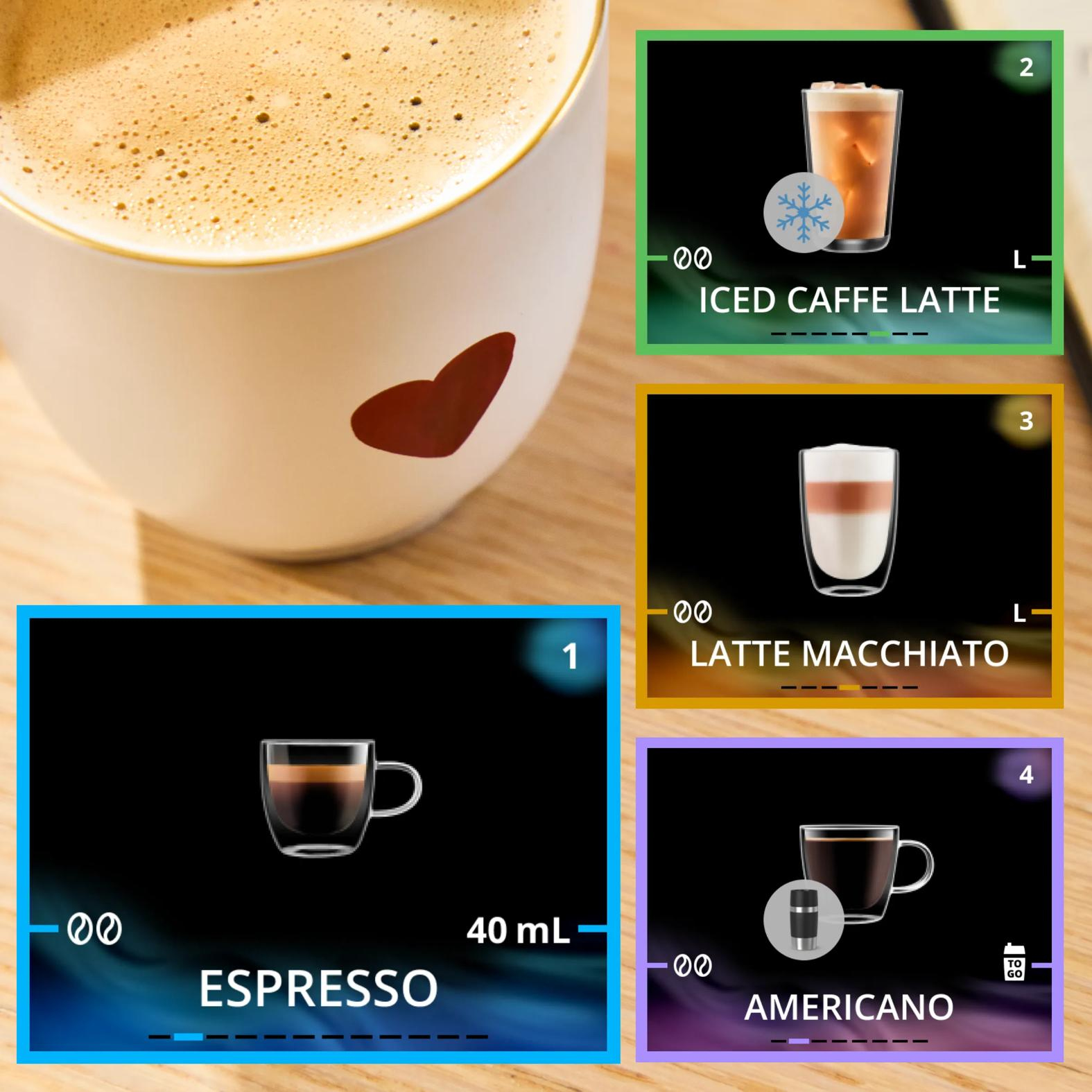 Espressomachine KRUPS EA918GE0 Sensation Elite / Aluminium