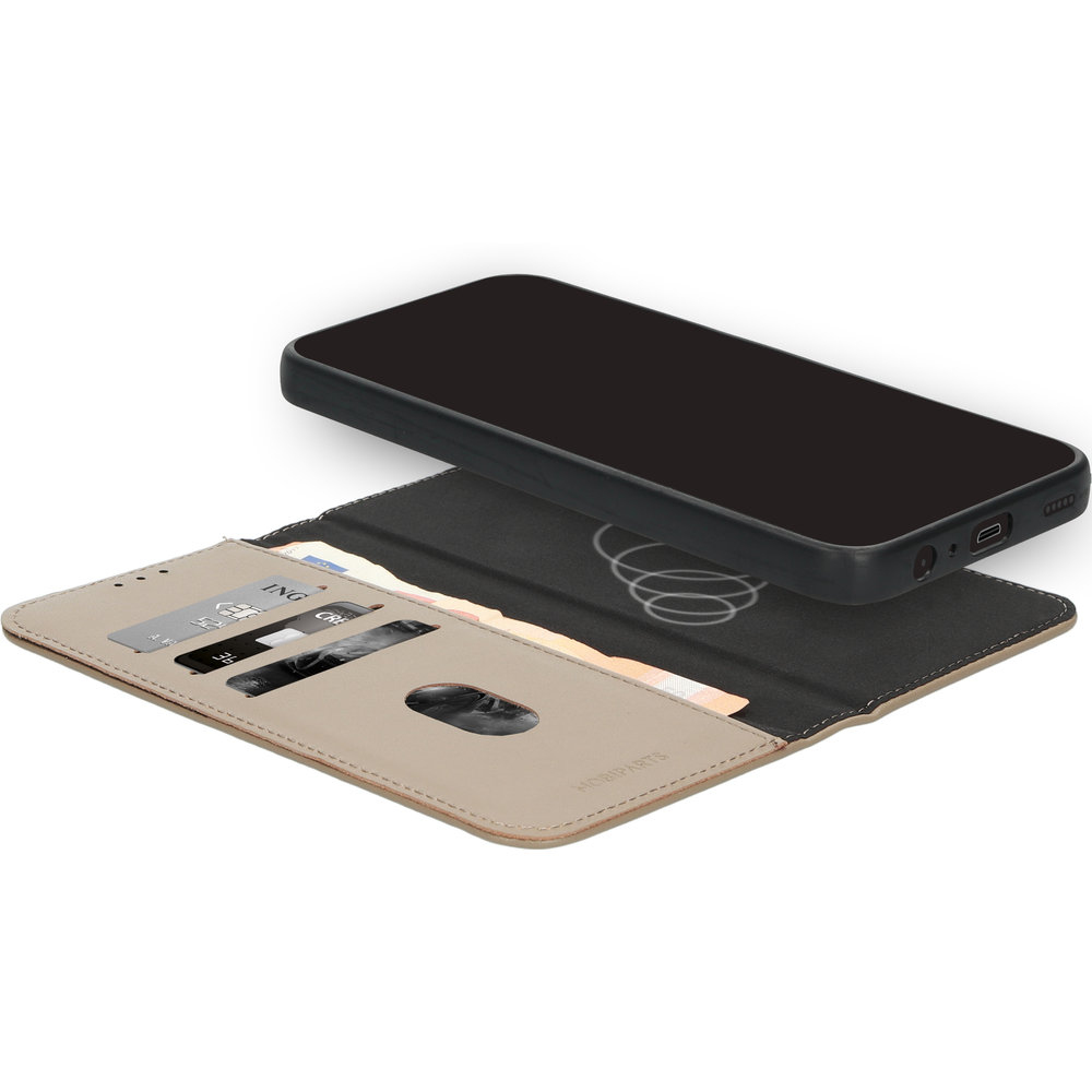 Mobiparts Leather 2 in 1 Samsung Galaxy A36 Wallet Case Taupe