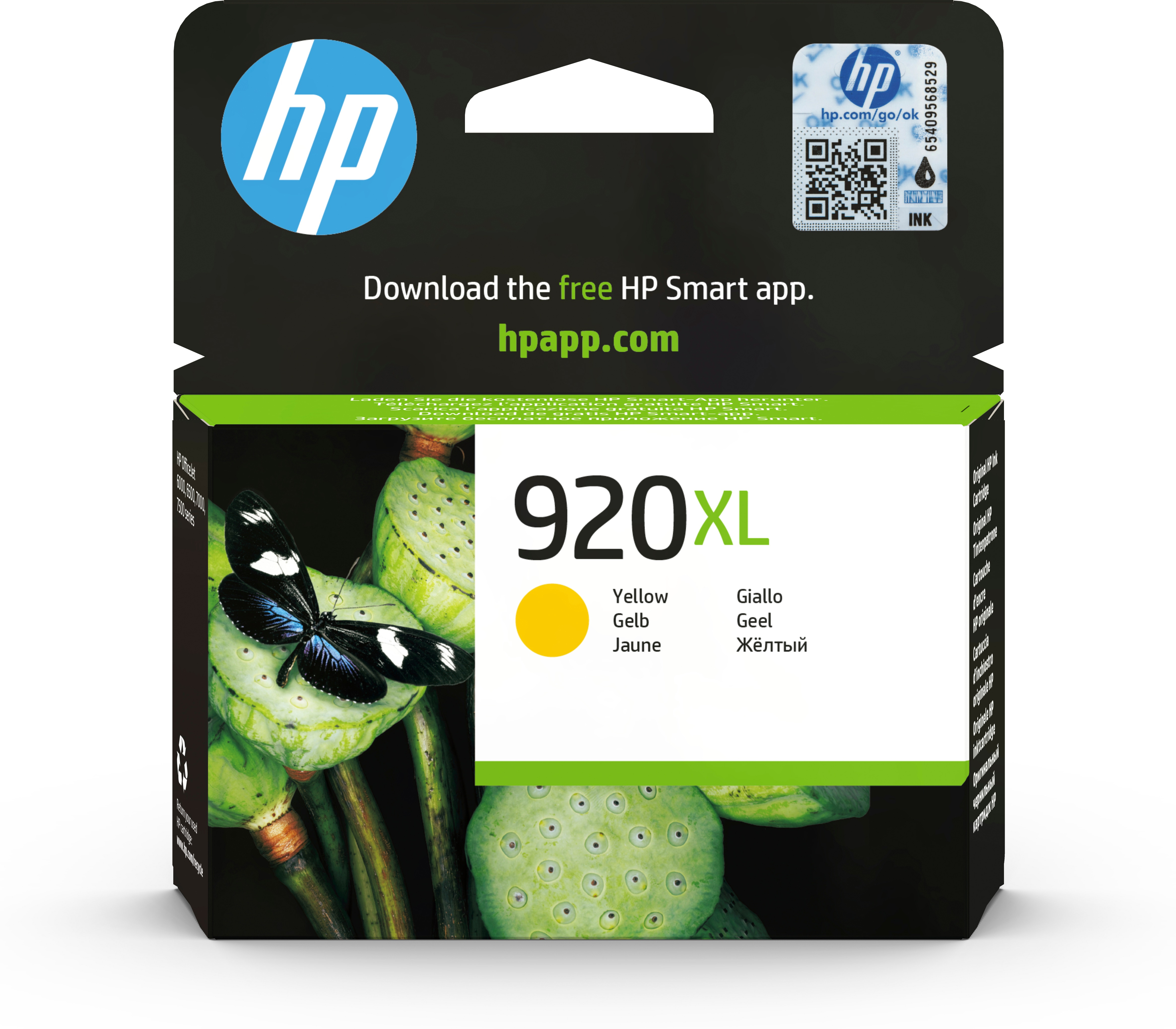 Inktpatroon HP 920XL Yellow