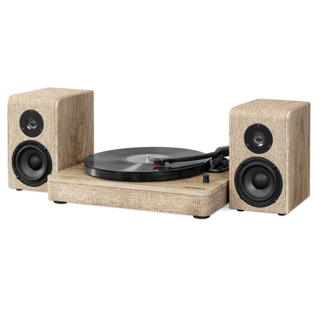 Platenspeler VICTROLA VM-130-FOT-EU Farmhouse Oatmeal