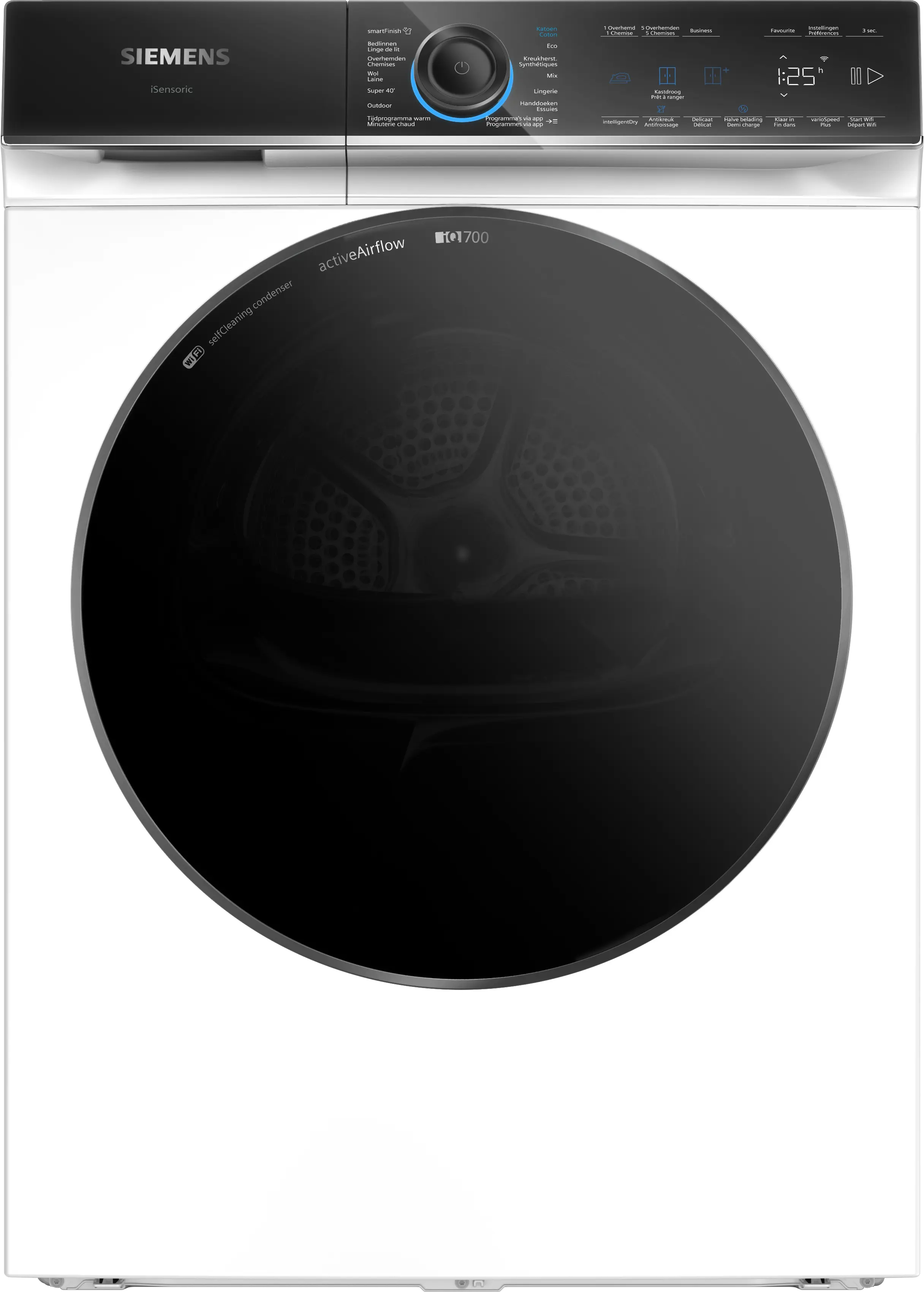 Siemens iQ700 WR47B2C5FG sèche-linge Pose libre Charge avant 9 kg Blanc