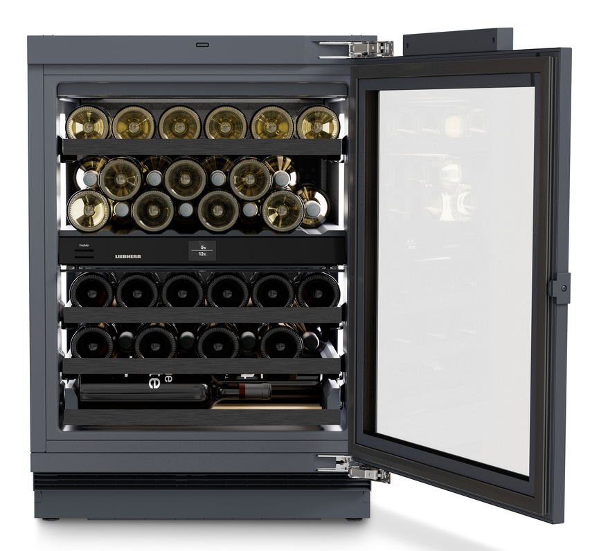 Liebherr UWpri 3782 Vinidor Selection Thermo-elektrische wijnkoeler Onderbouw Zwart 38 fles(sen)