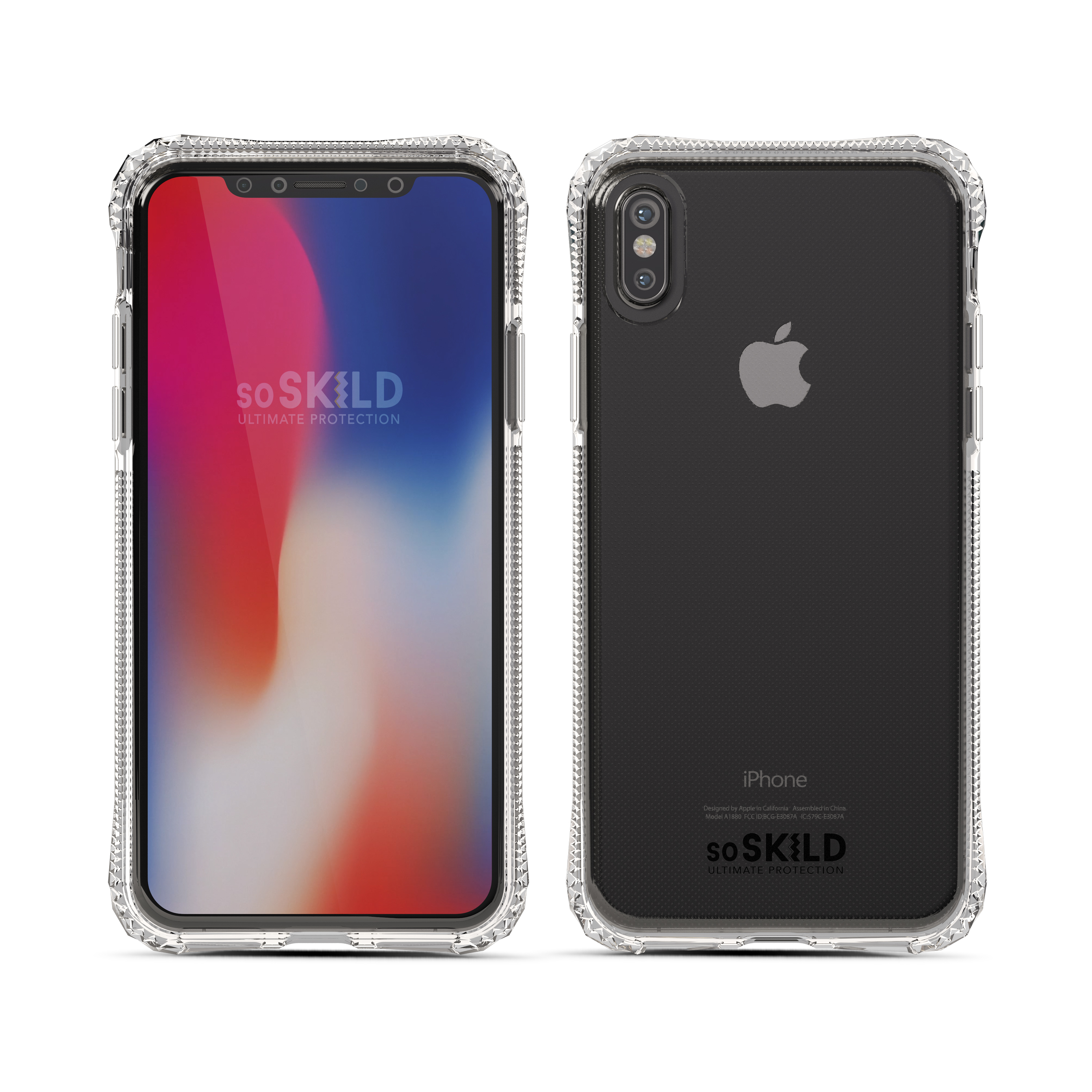 Cover SOSKILD SOSGEC0003 Iphone XsAbsorb Impact Case Transp