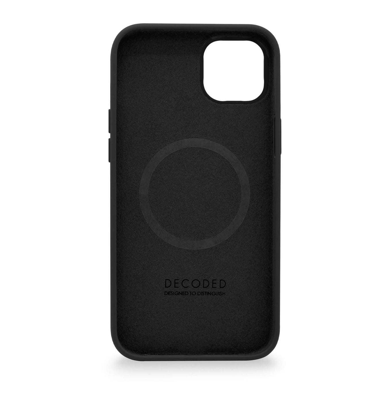 Tas DECODED Silicone Backcover iPhone 14 Plus Charcoal