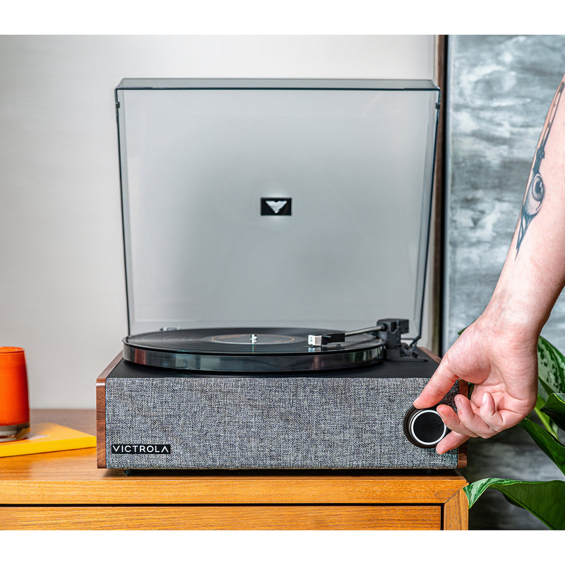 Platenspeler VICTROLA Eastwood LP walnoot