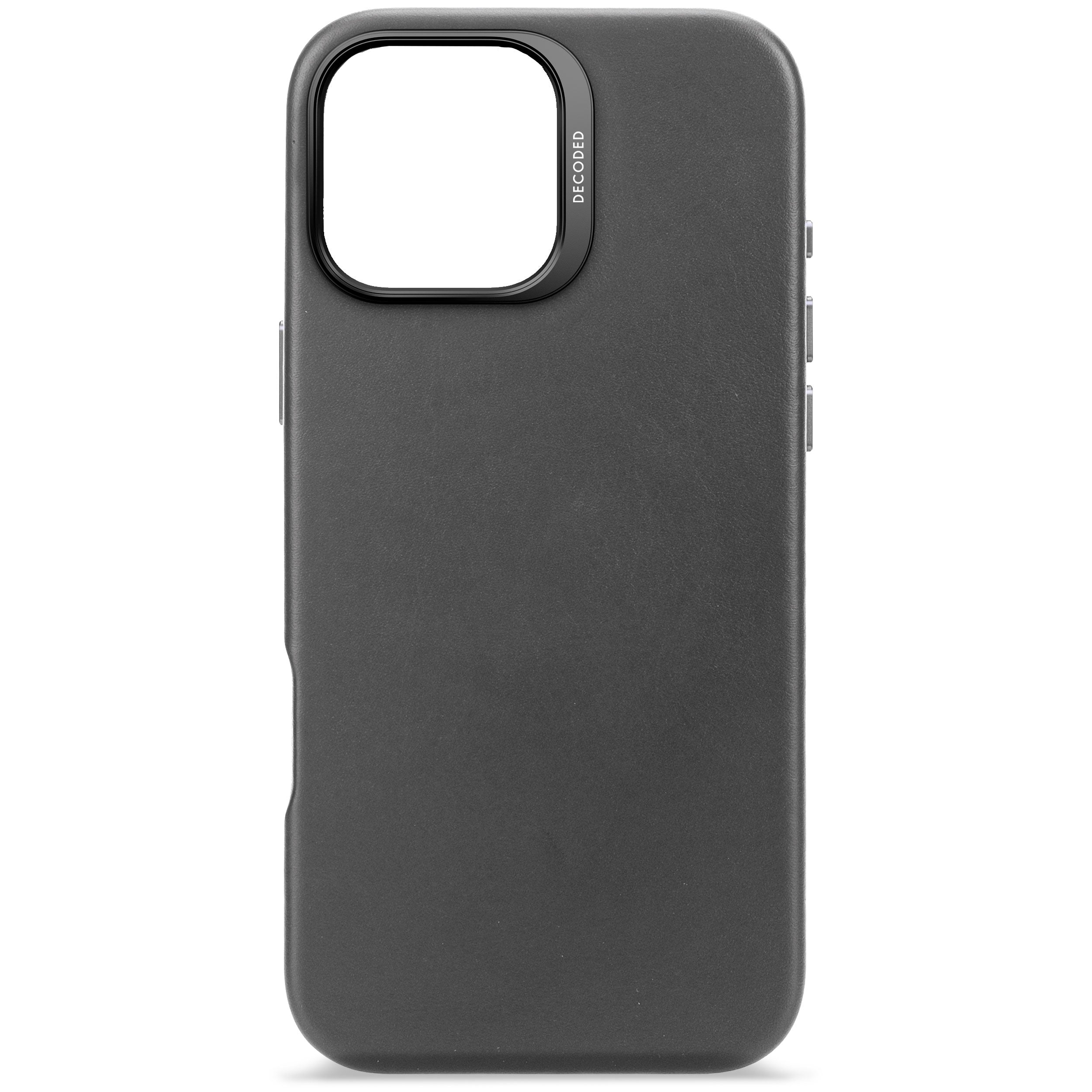 Decoded Leather Backcover Apple iPhone 16 Pro Max Black