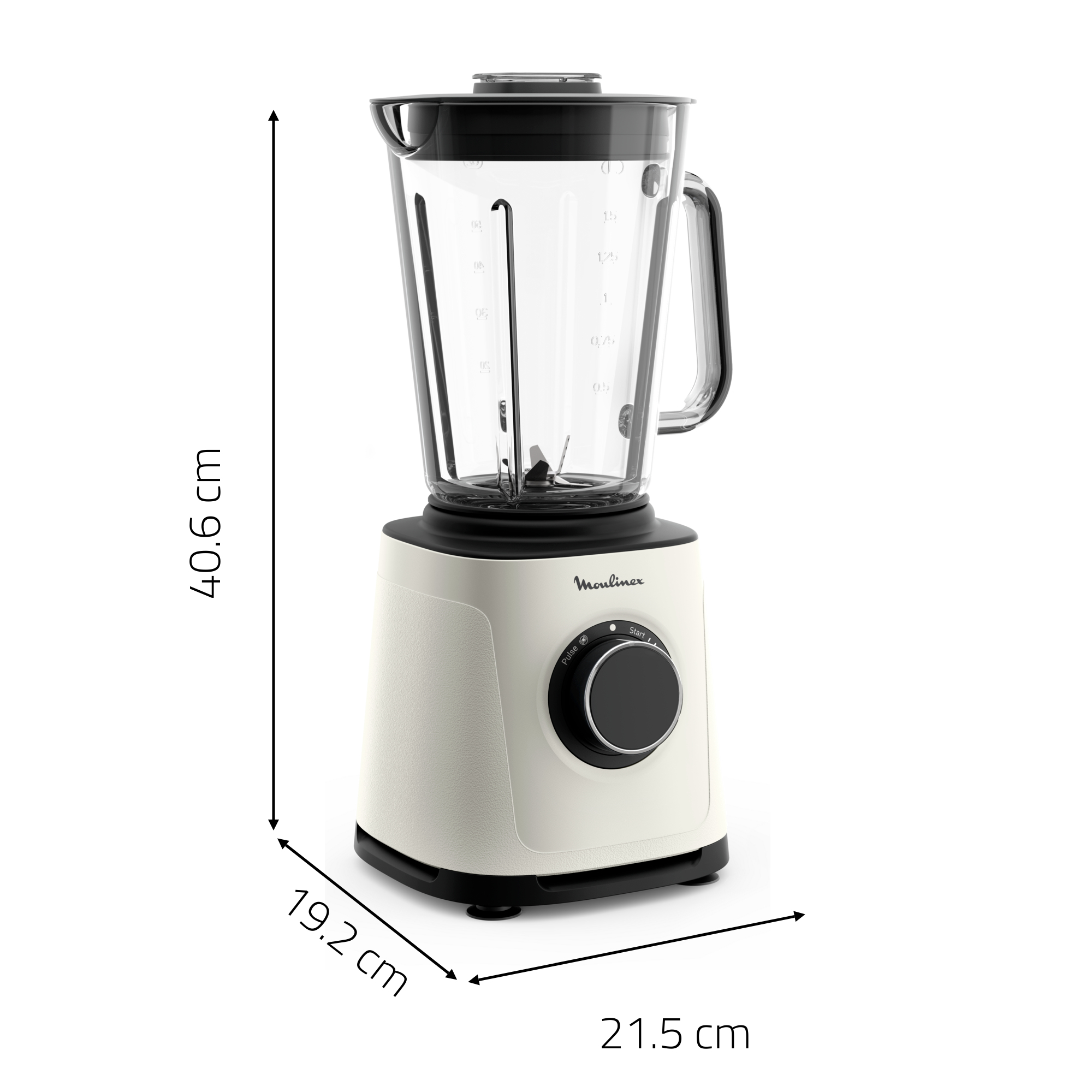Blender MOULINEX LM771AF0 PerfectMix / Glas / 1200w