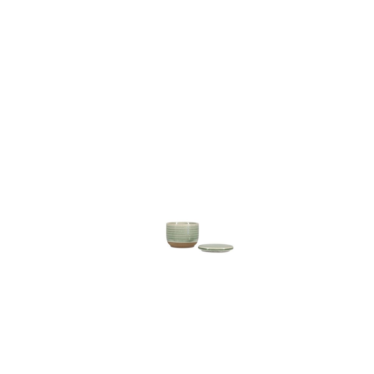 Suikerpot met deksel S&P 804338 Cameo / 7xH6cm / groen