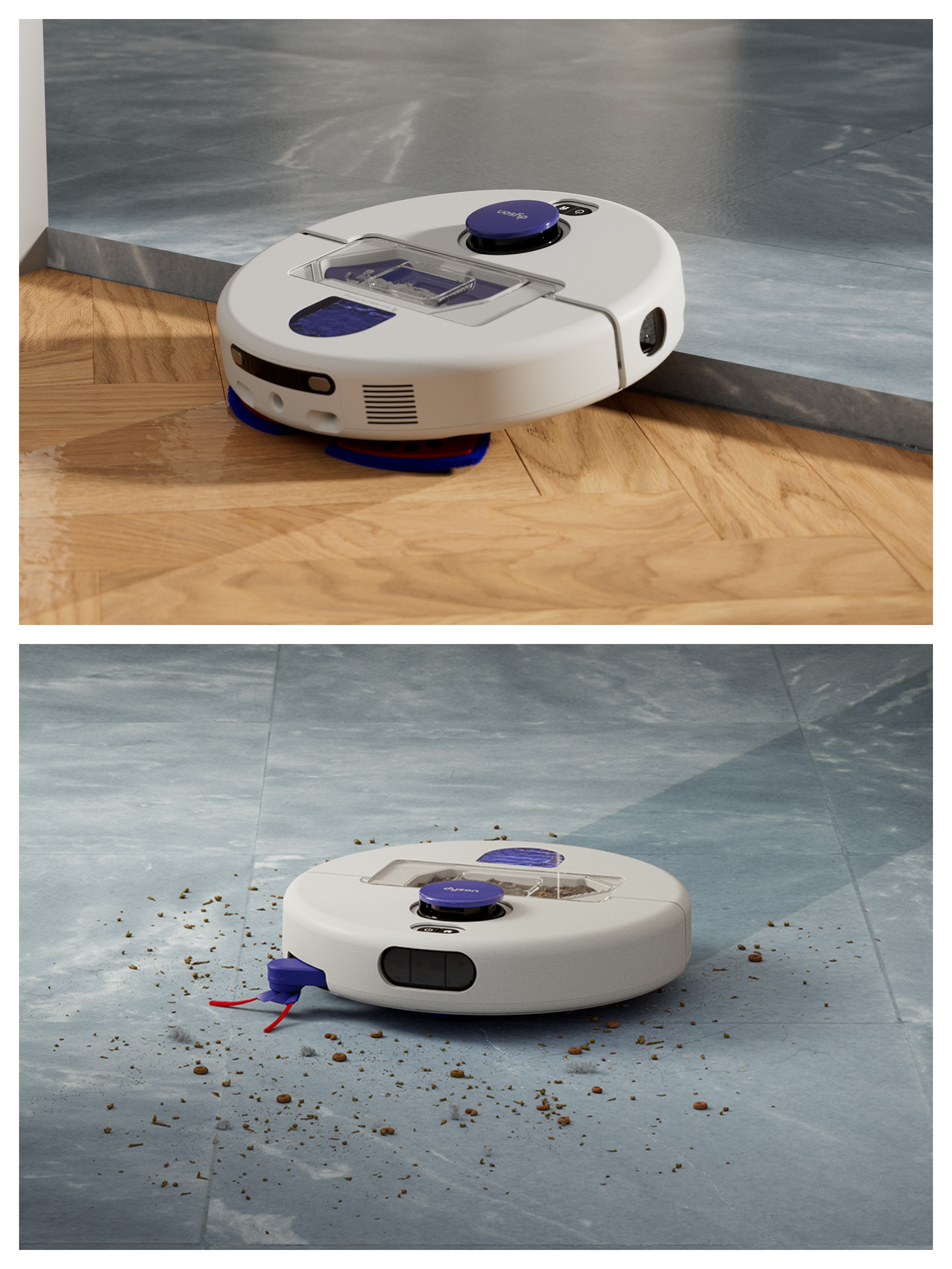 Robotstofzuiger DYSON 664874-01 Nurovi / R2 / Wash & Dry