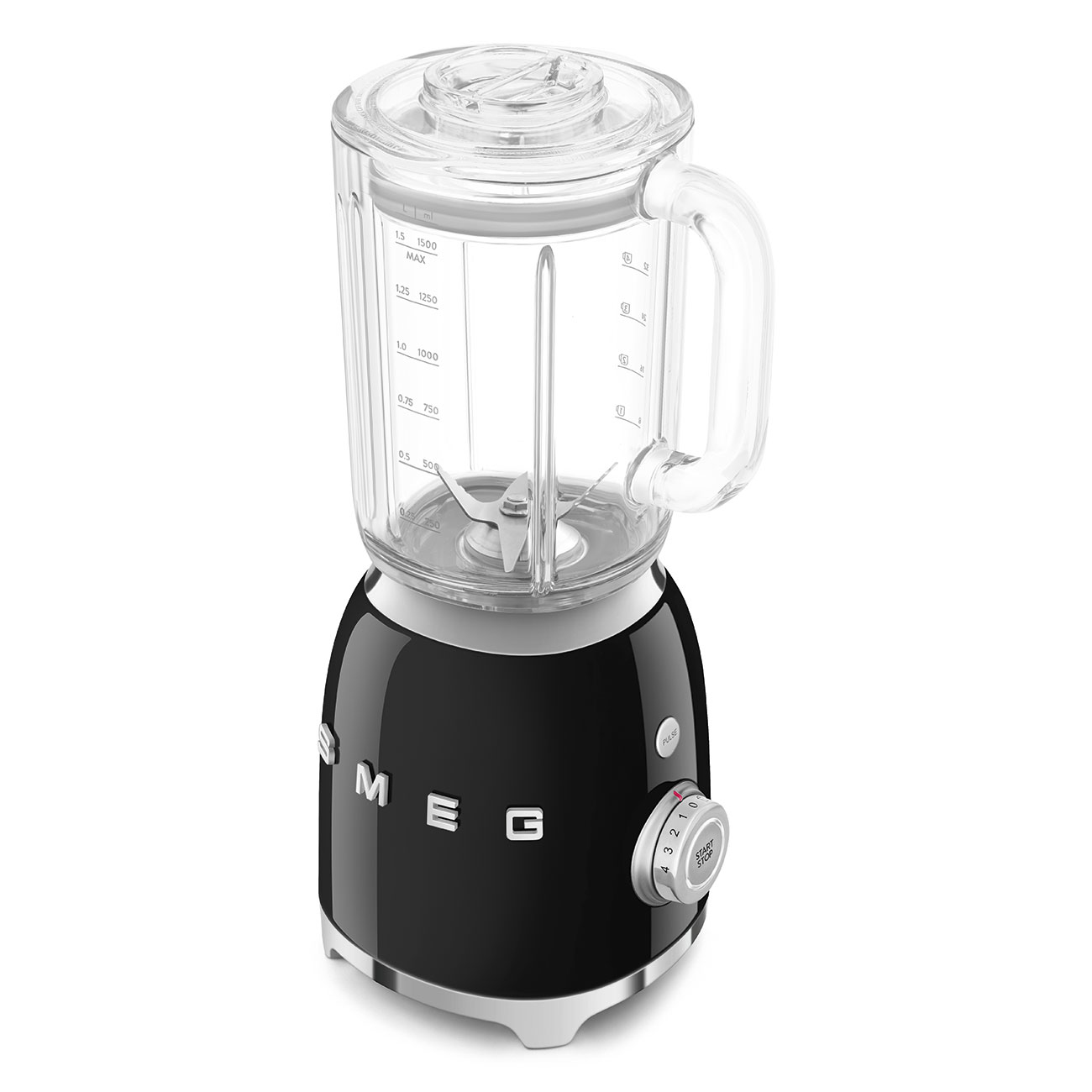 Smeg BLF03BLEU blender 1,5 l Blender voor op aanrecht 800 W Zwart
