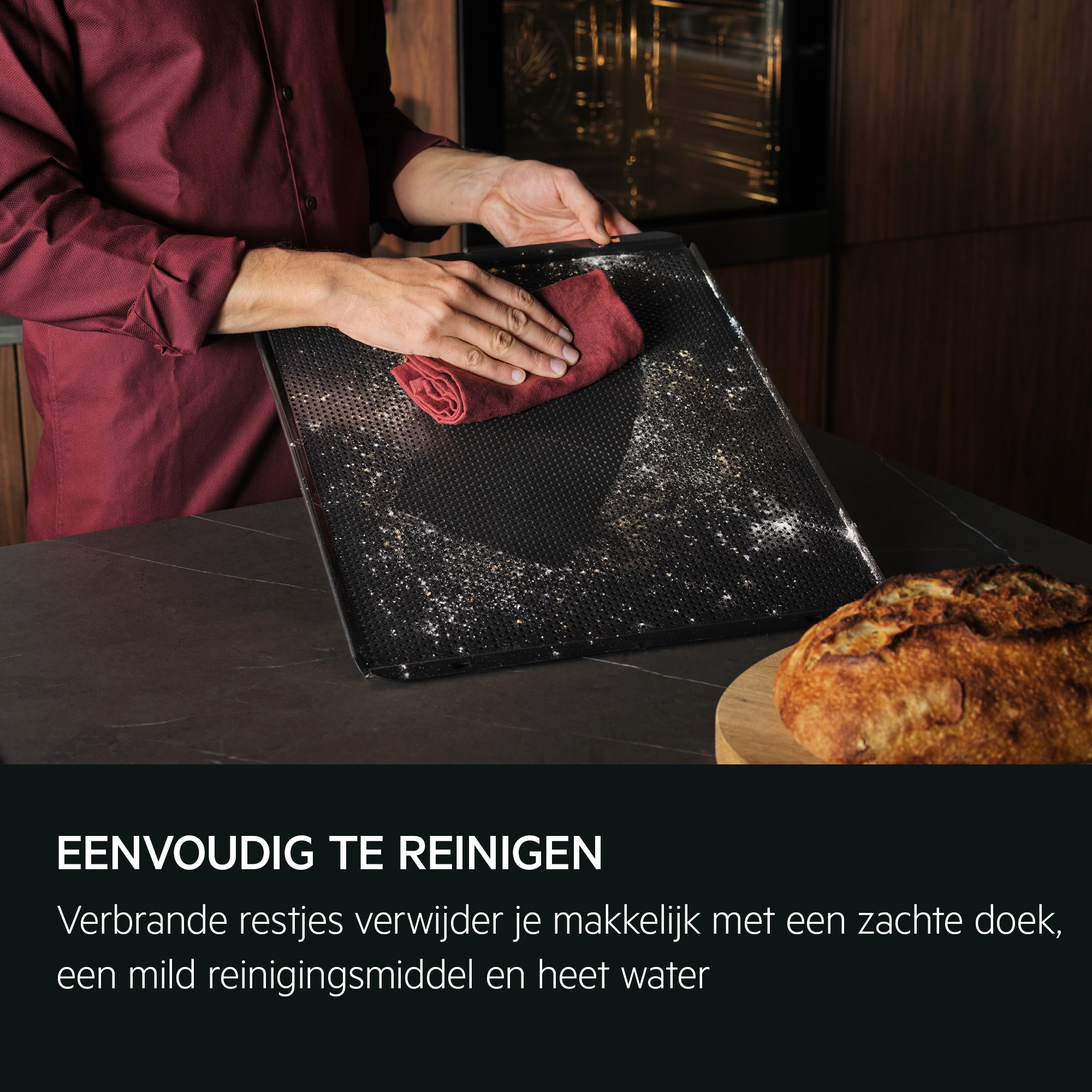 Combi-stoomoven AEG TP9SB831AT / A++ / mat zwart / 60cm / SteamPro