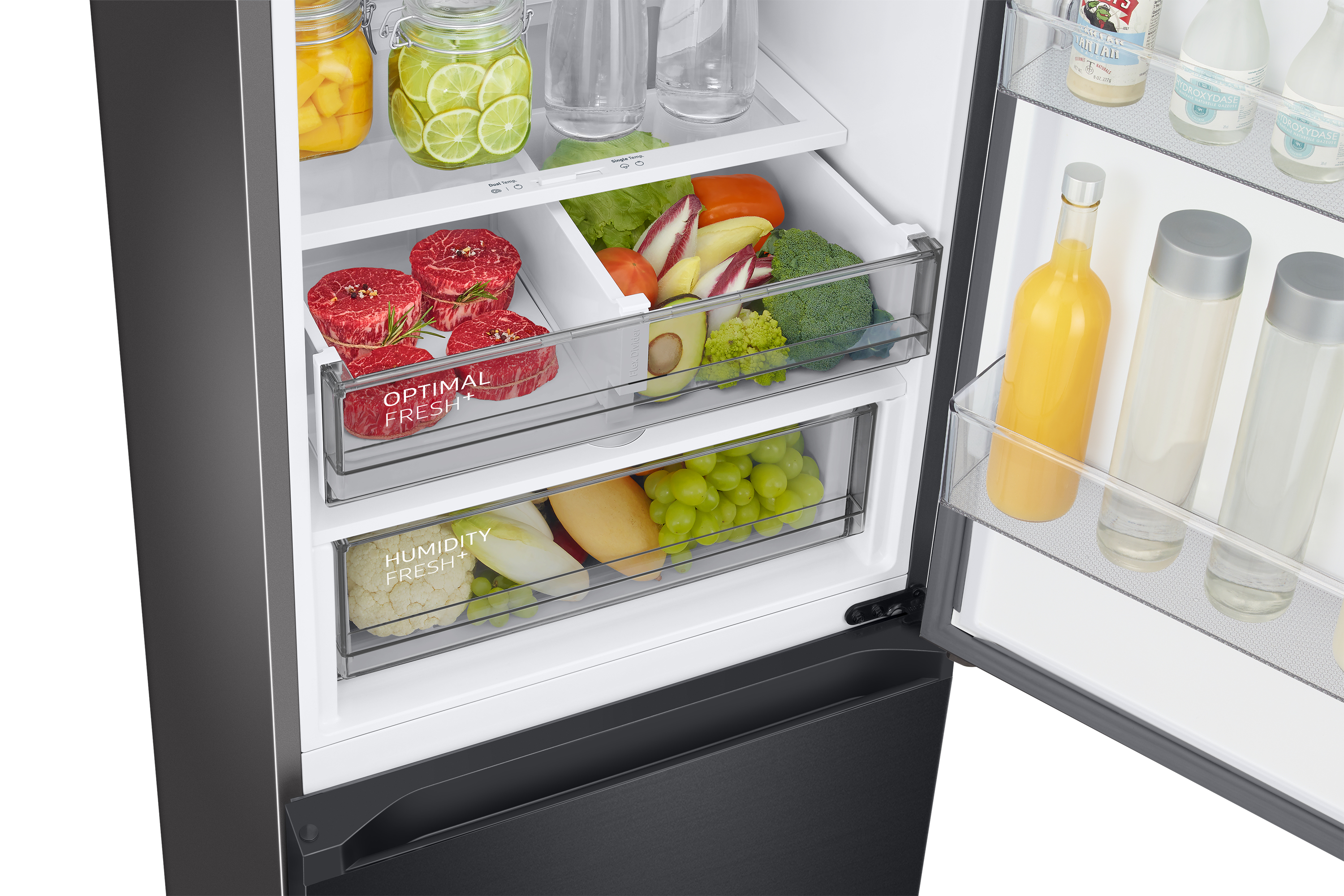 Samsung Réfrigérateur Combiné RB38C7B6AB1/EF