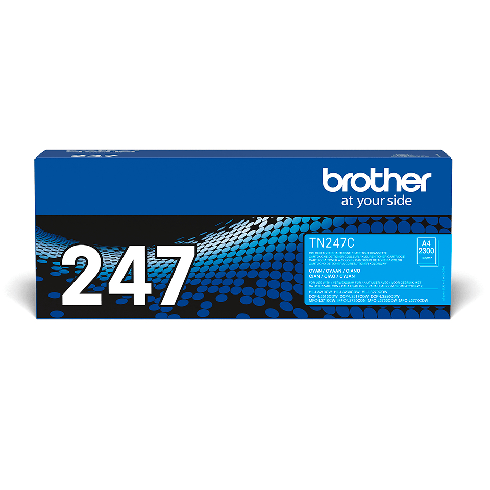 Toner BROTHER TN247C Cyaan 2.300 pagina's