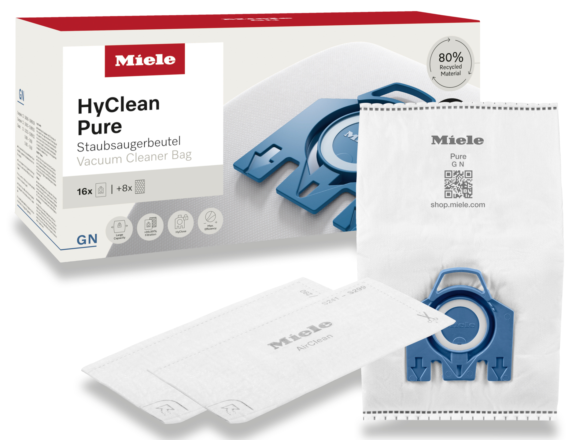 Miele sac à poussière type XXL HyClean Pure GN