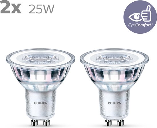 LED-spot PHILIPS 8718699776152 GU10 PAR16 3,1W-25W WW (2pcs)