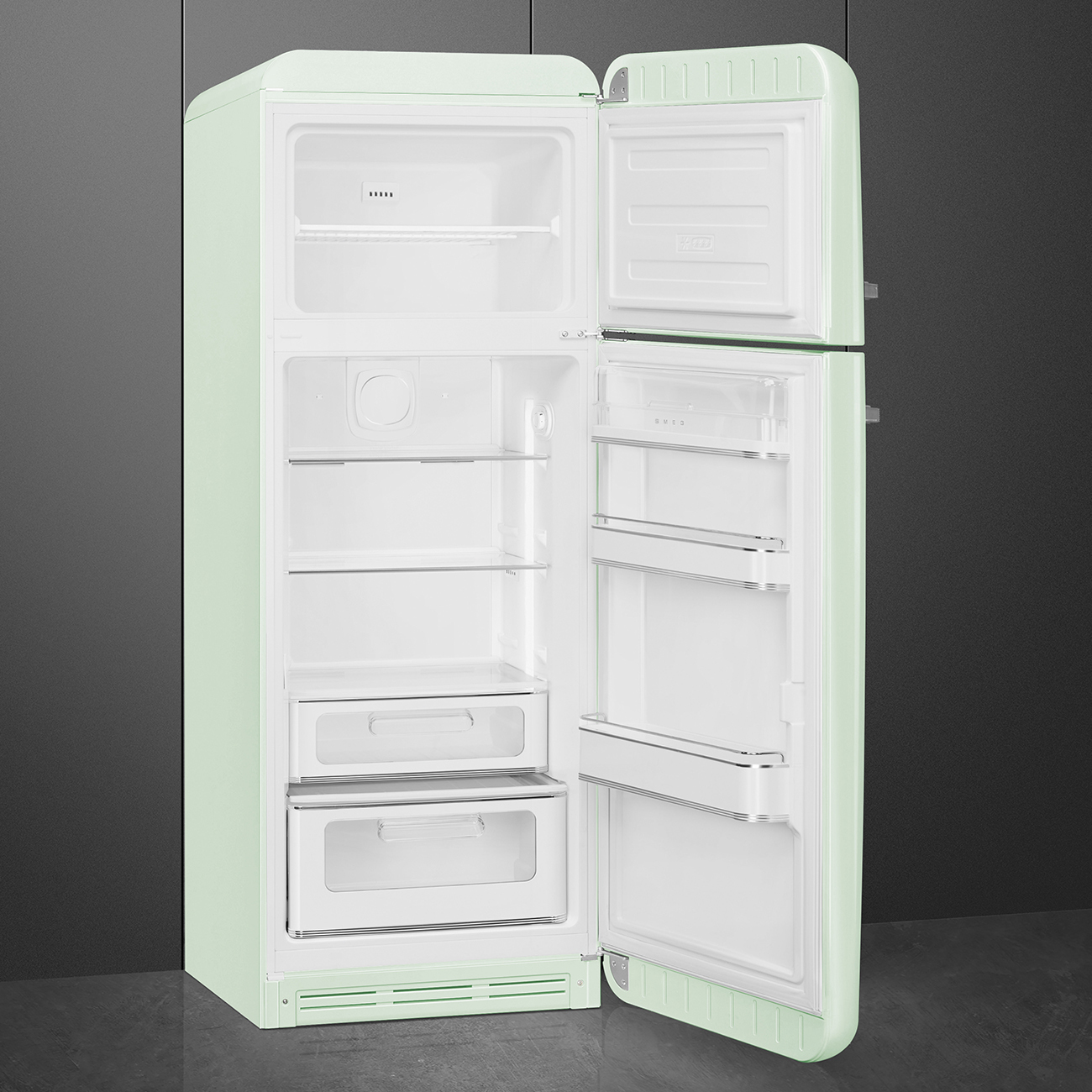 Combi-Koelkast SMEG FAB30RPG6 50's Style / C / 222L+72L / 172cm / pastelgroen