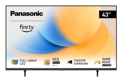 LED LCD TV PANASONIC TV-43W90AEG