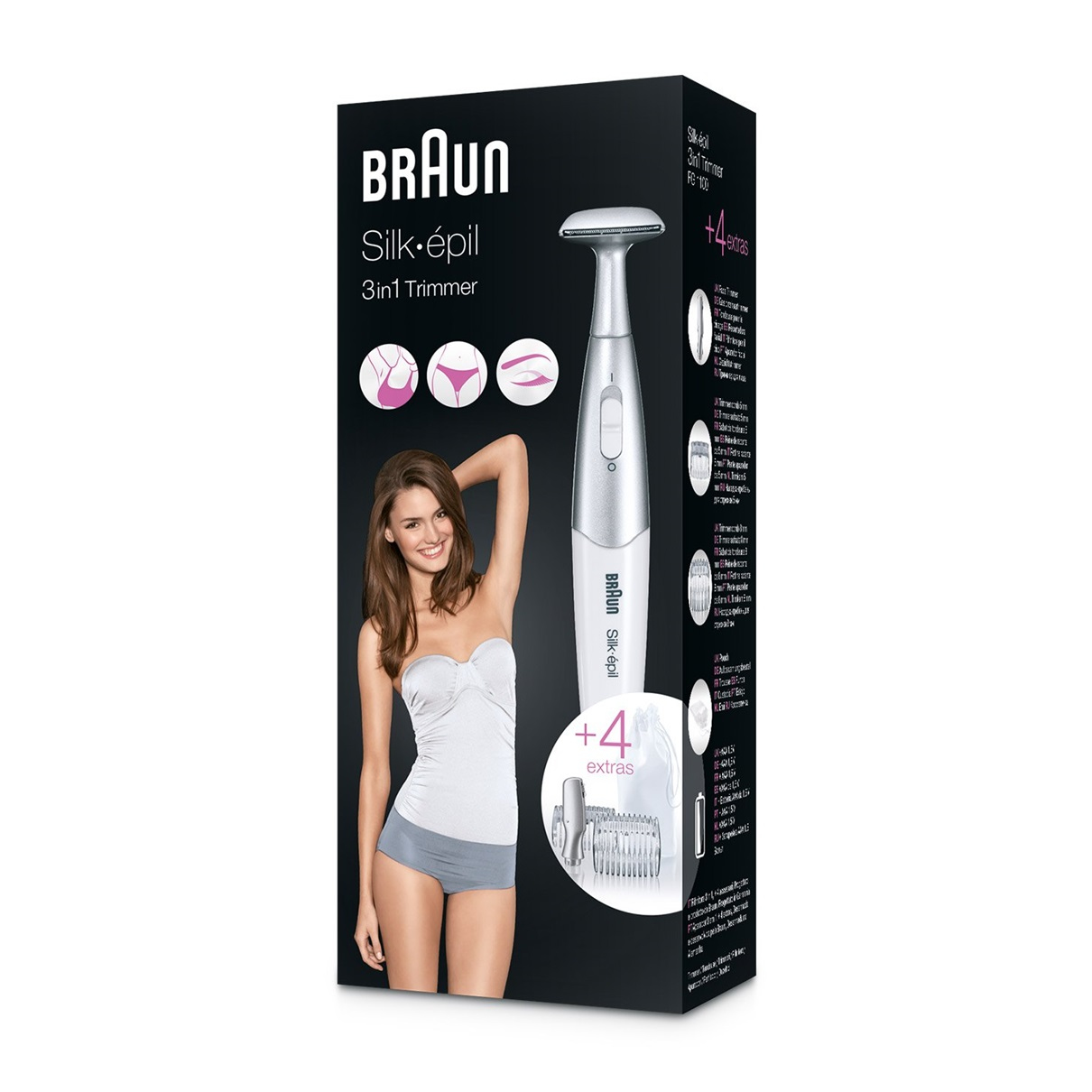 Braun Silk-épil FG 1100 Argent, Blanc
