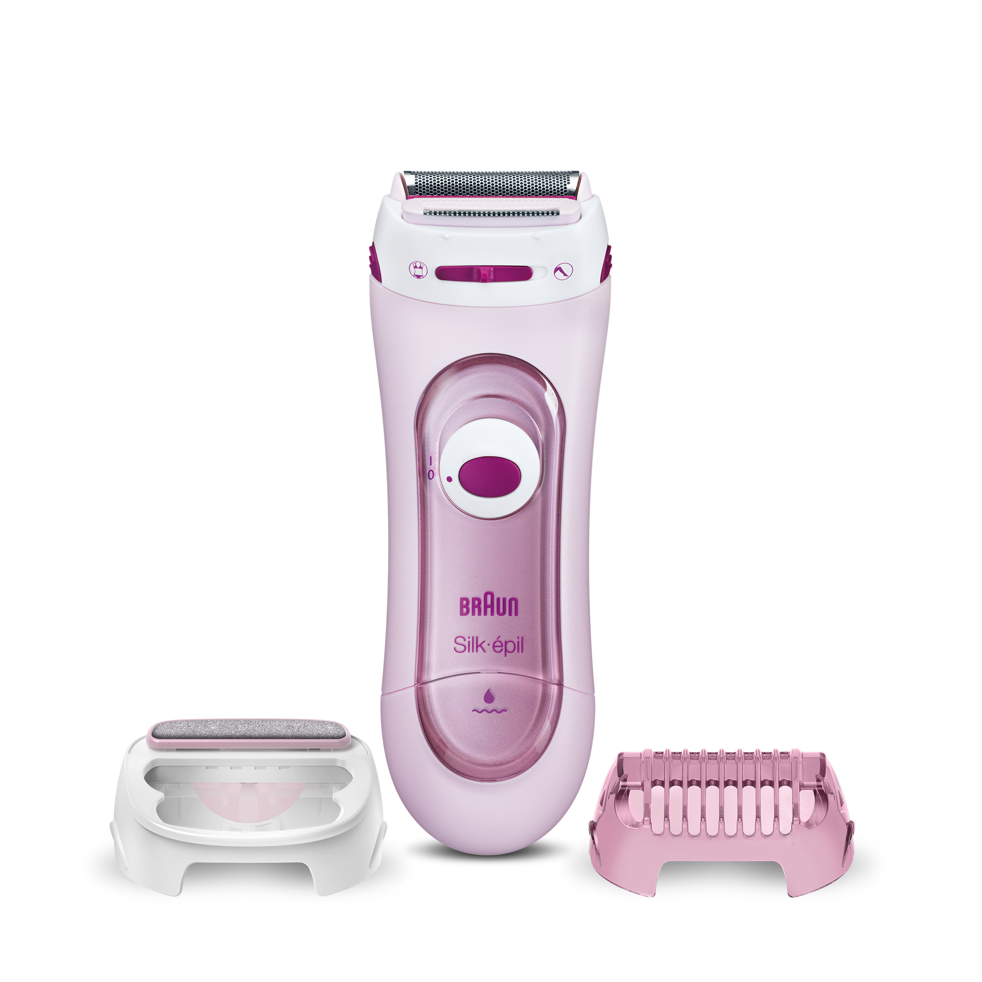 Braun Silk-épil LS 5360 3 tête(s) Tondeuse Rose