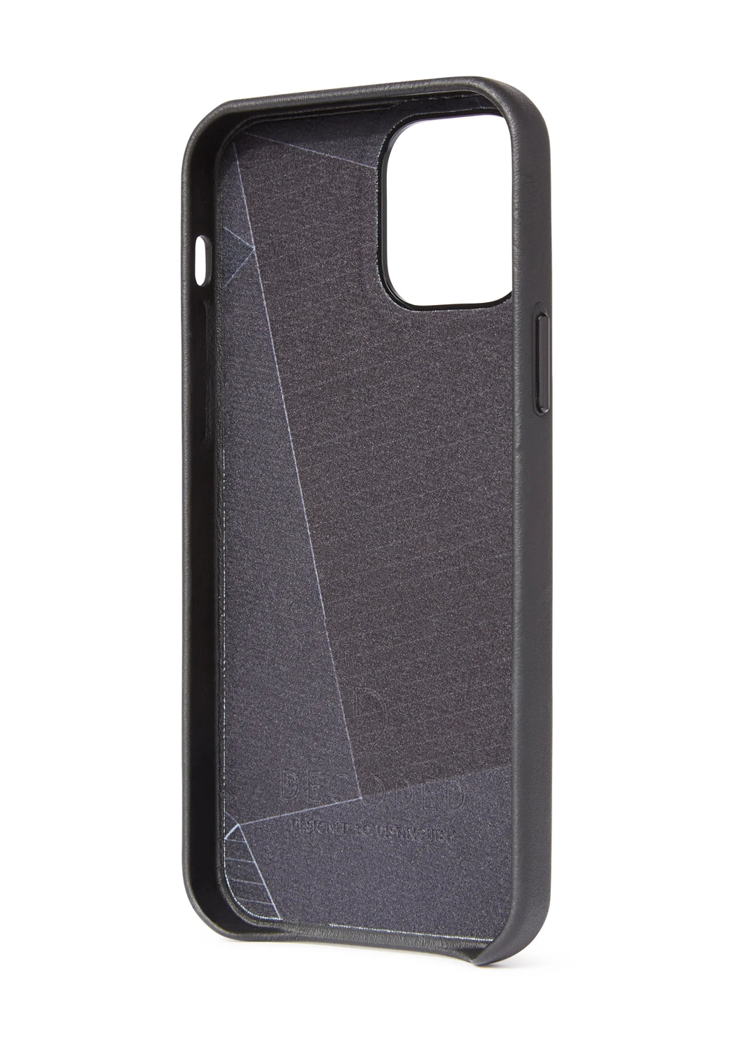 Tas DECODED Back Cover Black - iPhone 12 Mini
