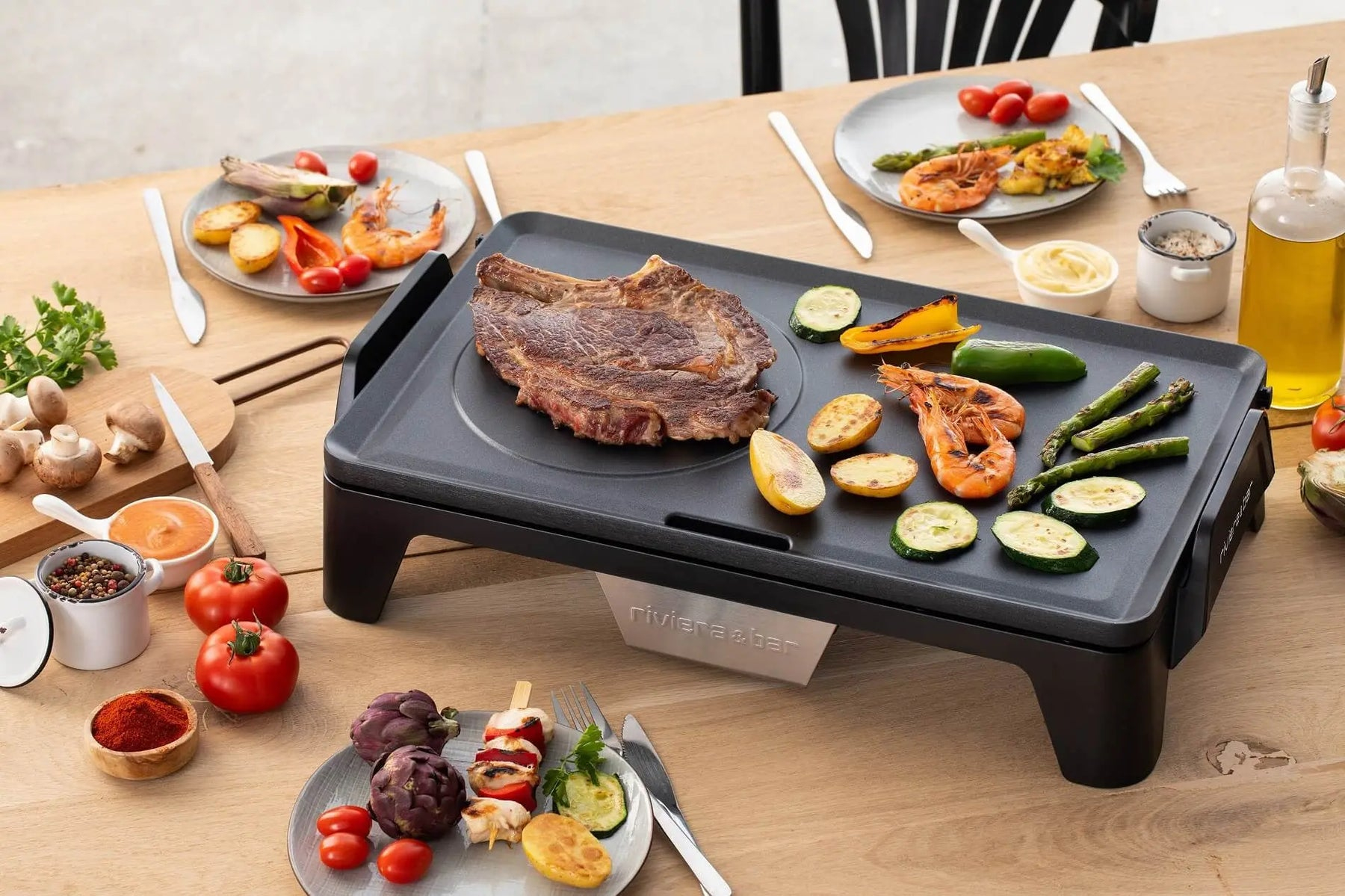 Riviera&bar plancha cook and serve