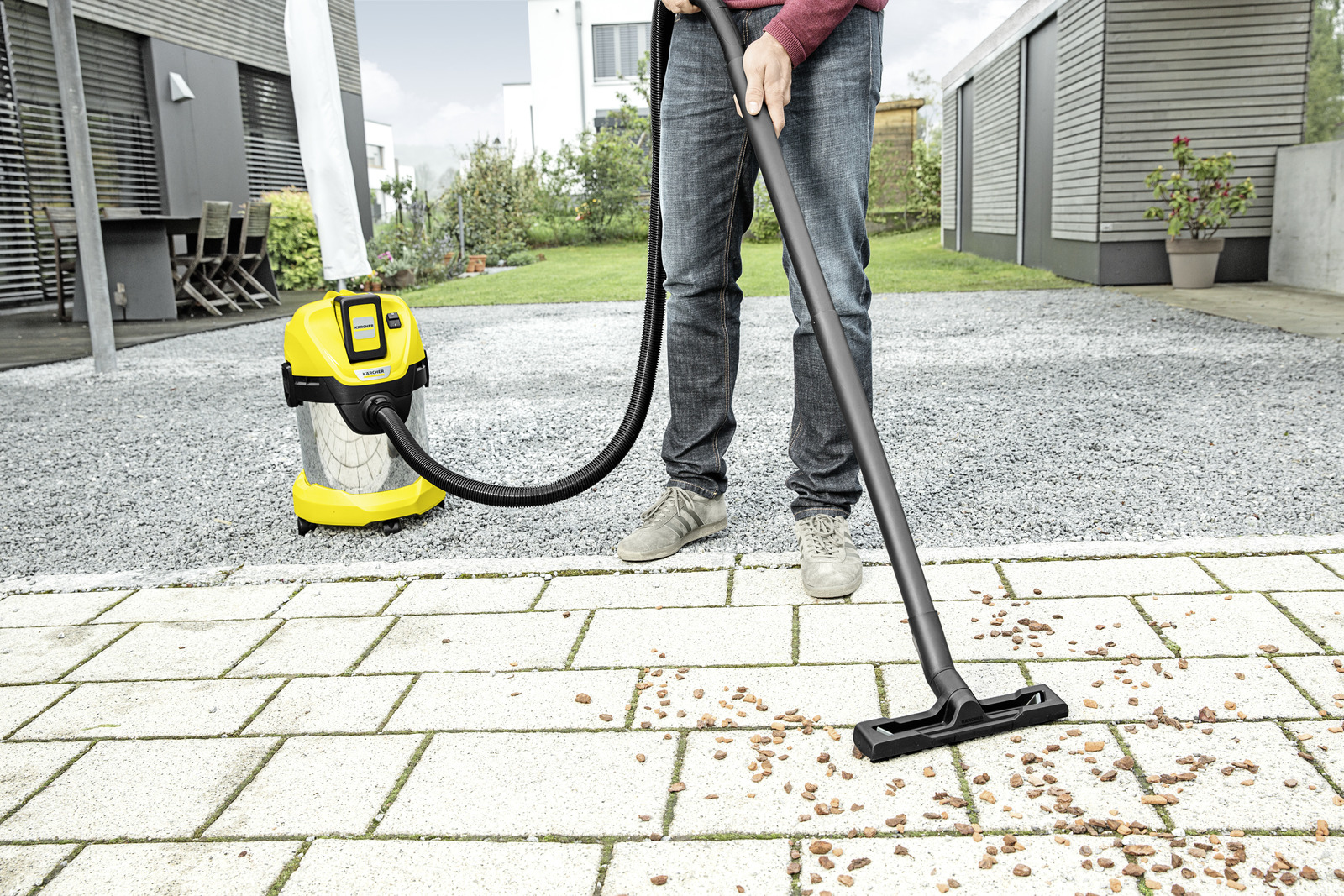 Nat-&droogzuiger KARCHER WD3 rvs Premium battery set
