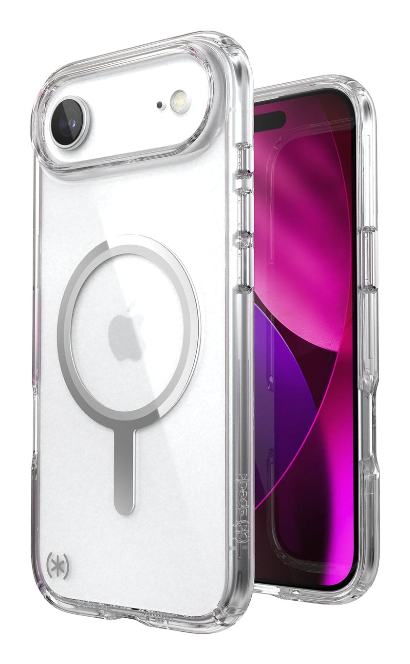 Speck Presidio Perfect Clear + MS Apple iPhone 17 Air Clear - with Microban