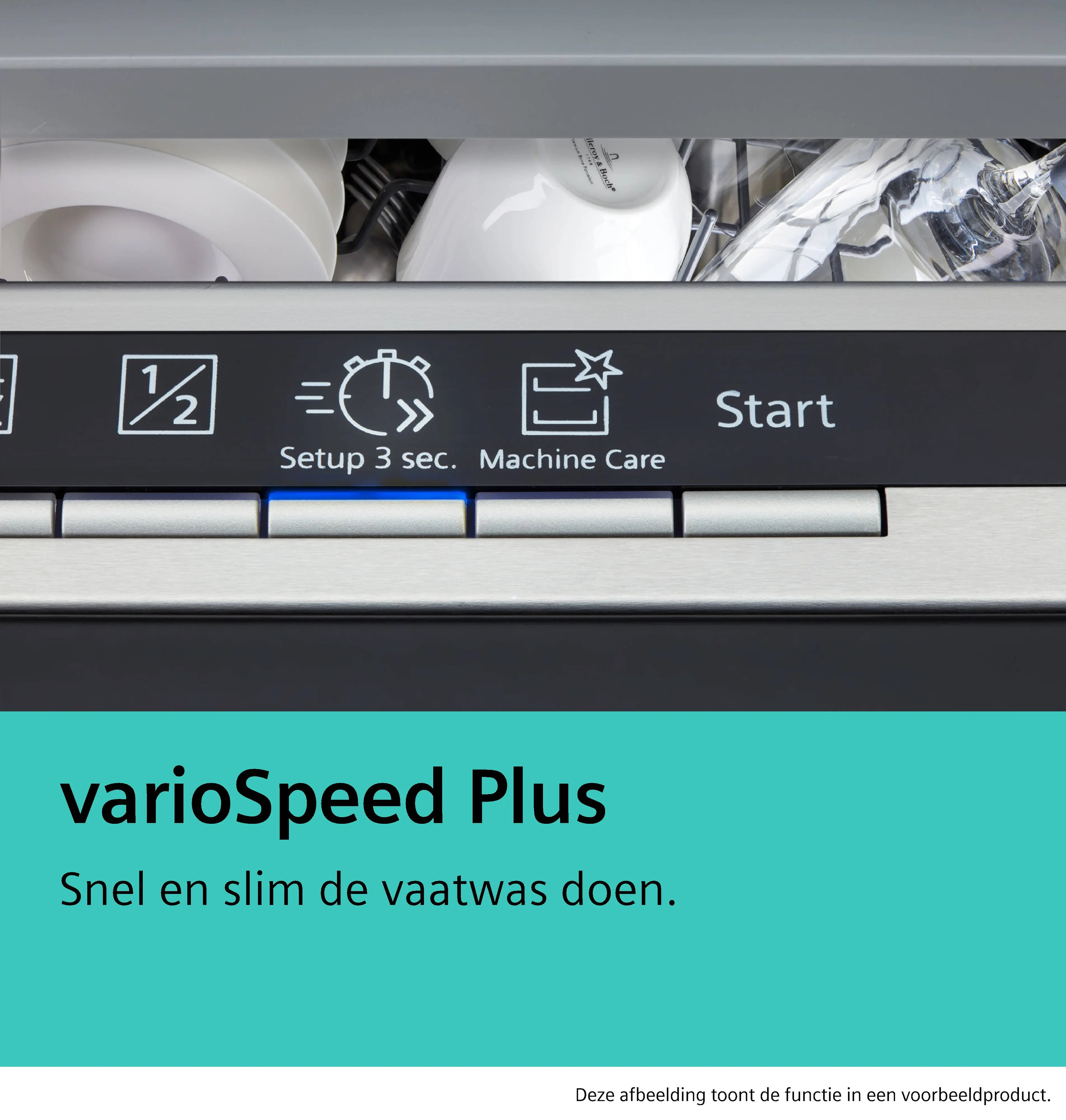 Vaatwasser BI SIEMENS SN53ES25CE iQ300 ExtraKlasse / A / HI /  42dB / besteklade / geborsteld staal