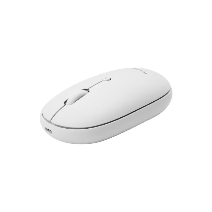 Draadloze Muis Macally Bluetooth Recharge White