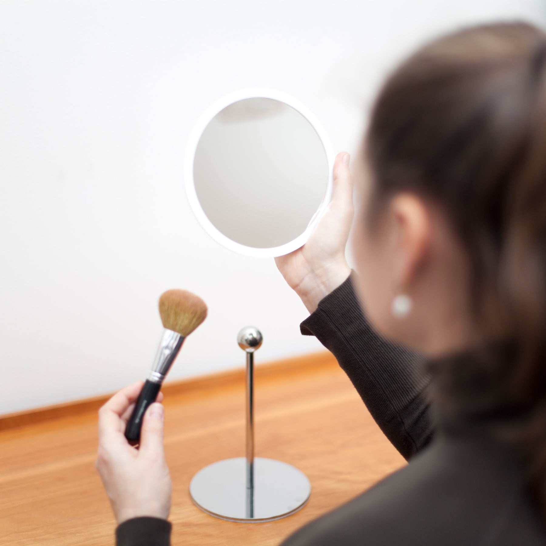 Bosign 263162 make-upspiegel Vrijstaand Rond Wit