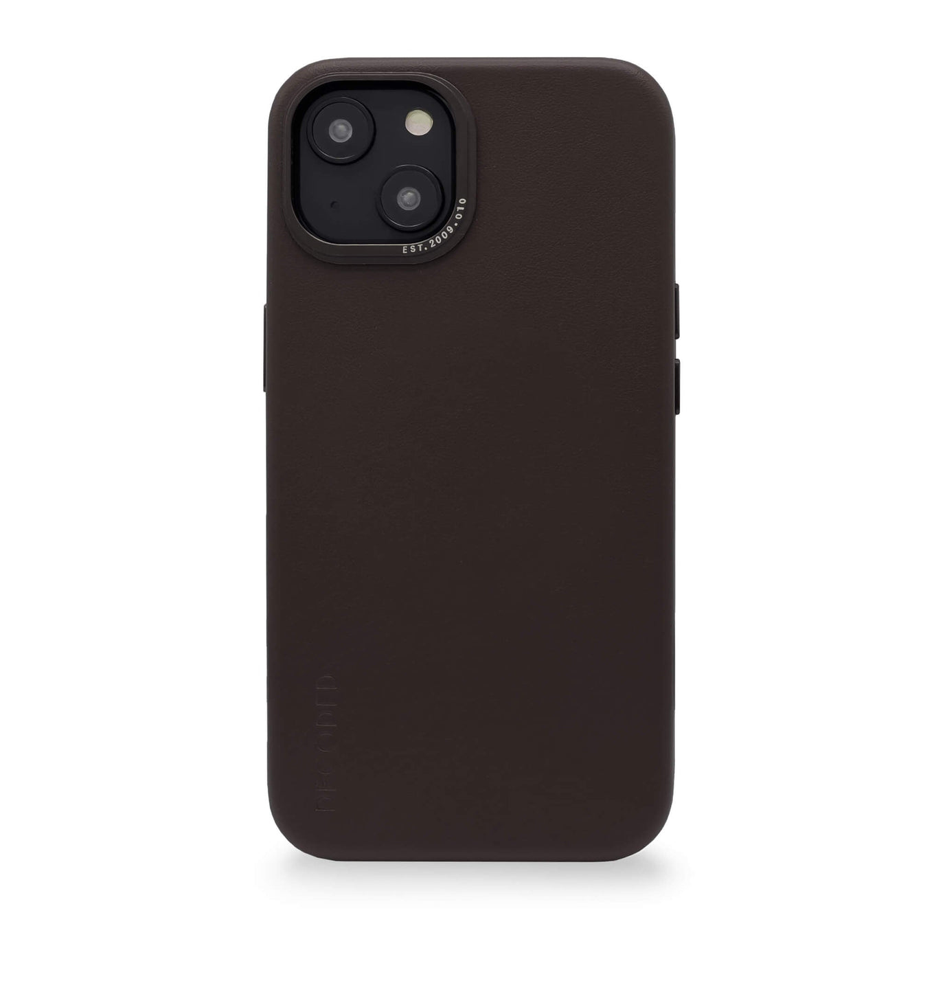 Tas DECODED Leather Backcover iPhone 14 Plus Brown