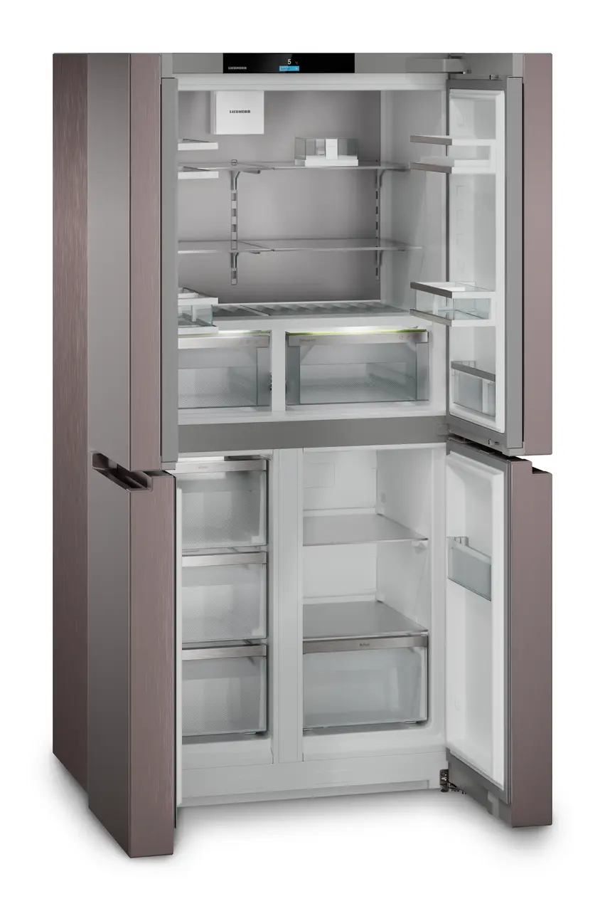 Koelkast LIEBHERR MBtsdi 9024-20 Plus / NoFrost / French door / D / 354L + 219L / TerraSteel