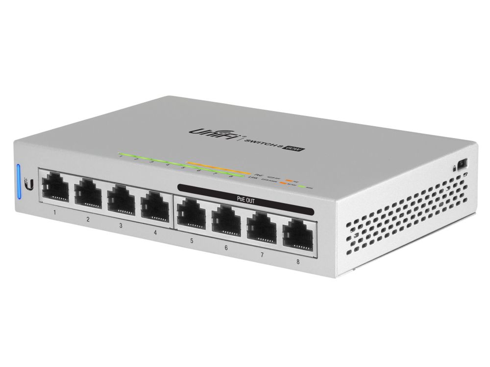 UBIQUITI UNIFI SWITCH POE 8, 60W